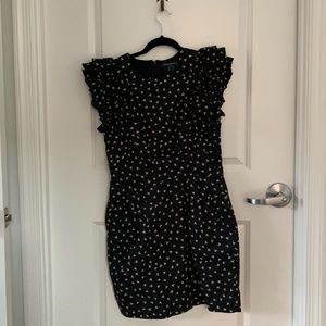 French Connection A-line Flutter Sleeve Dress